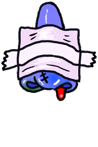 Nose Nosebleed Sticker by Originals
