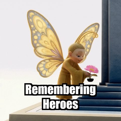 Respect Honoring GIF by BuddhaFlyJourney