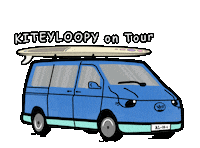 Friends Camping Sticker by KITEYLOOPY