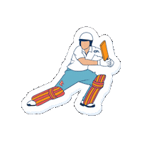 GorkhaAthletics cricket nepal ga gurkha Sticker