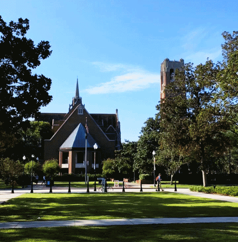 plaza of the americas college GIF