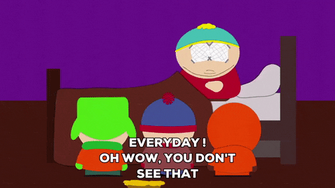 eric cartman wow GIF by South Park 