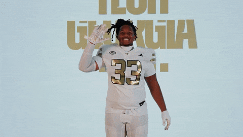 Georgia Tech Football Sport GIF by Georgia Tech Yellow Jackets