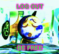Emoji Log Off GIF by PEEKASSO