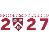 Congrats Congratulations Sticker by Harvard College