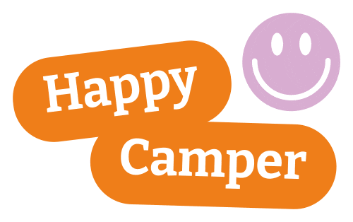 Happy Camper Sticker by Obelink | Alles voor kampeergeluk