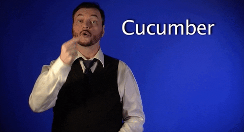 sign language cucumber GIF by Sign with Robert