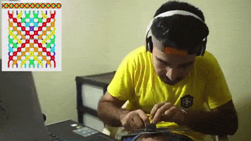 AprendacomEdu friendship diy bracelet pulseira GIF