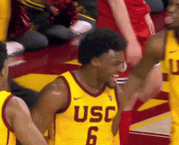 Basketball Hoops GIF by USC Trojans