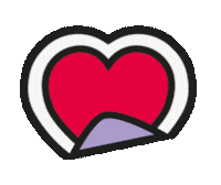Sylphe heart sticker sylphe sylphecompany Sticker