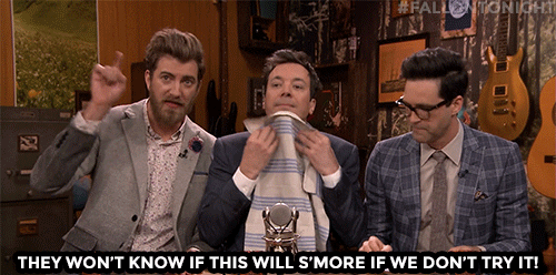 jimmy fallon s'mores GIF by The Tonight Show Starring Jimmy Fallon