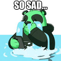 Sad Bad News Sticker by SuperVerse