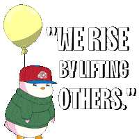 Friends Team Sticker by Pudgy Penguins