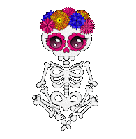 Take It Easy Relax Sticker by La Catrina Bohemia