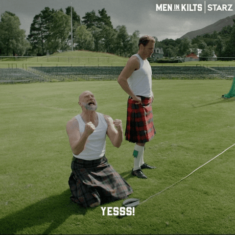 Happy Season 1 GIF by Men in Kilts: A Roadtrip with Sam and Graham