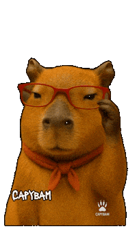 Thinking Glasses Sticker