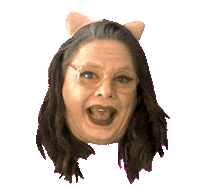 Head Tongue Sticker by Cherylyn Barnes