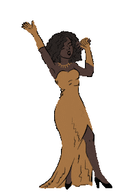 Jazz Blues Sticker by Michael Simbana illustration