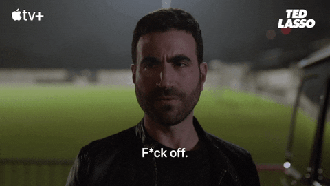 Angry Ted Lasso GIF by Apple TV