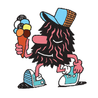 ice cream mushroom Sticker by Gelato Messina