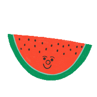 Happy Water Melon Sticker