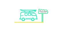 On The Road Summer Sticker by Rhum Clément