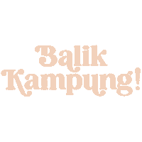 Hari Raya Kampung Sticker by tinytype