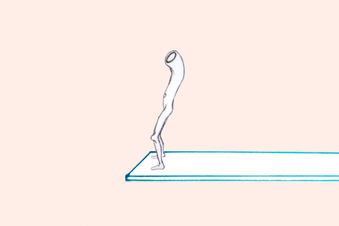 #holey #jump #animation #byorigami GIF by Ori Gami