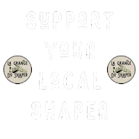 LaGrangeduShaper support surf surfboards shaper Sticker