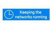 Keep Networks Running Sticker by Ericsson