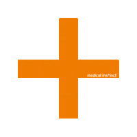 Heart Orange Sticker by Medical Instinct® Deutschland GmbH