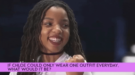 if chloe could only wear one outfit everyday what would it be GIF by Chloe x Halle