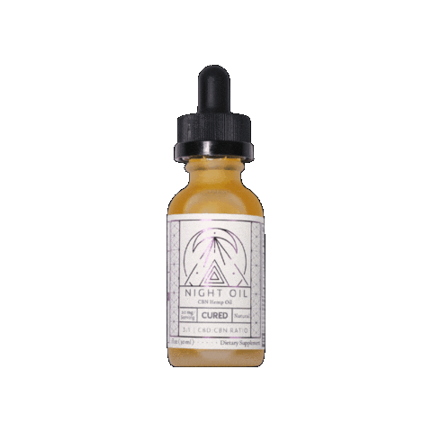 CuredNutrition sleep cbd hemp cbd oil Sticker