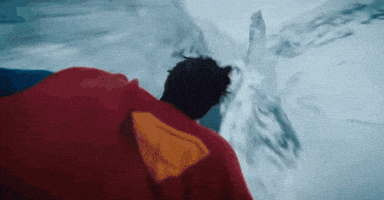 Superman Flying GIF