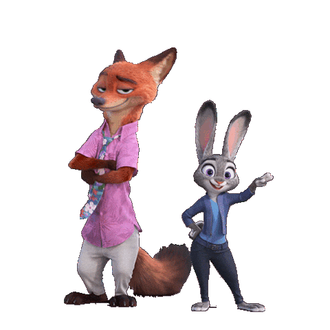 Judy Hopps Fox Sticker by Walt Disney Animation Studios