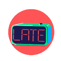 Boing_TV 8bit late boing despierta Sticker