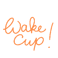 Wake Up Coffee Sticker