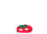 Strawberry Dancing Sticker by Uro Recc