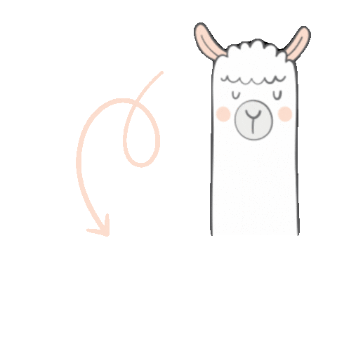 LazyLamaNL giphyupload click here llama lama Sticker