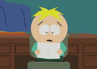butters scotch GIF by South Park 