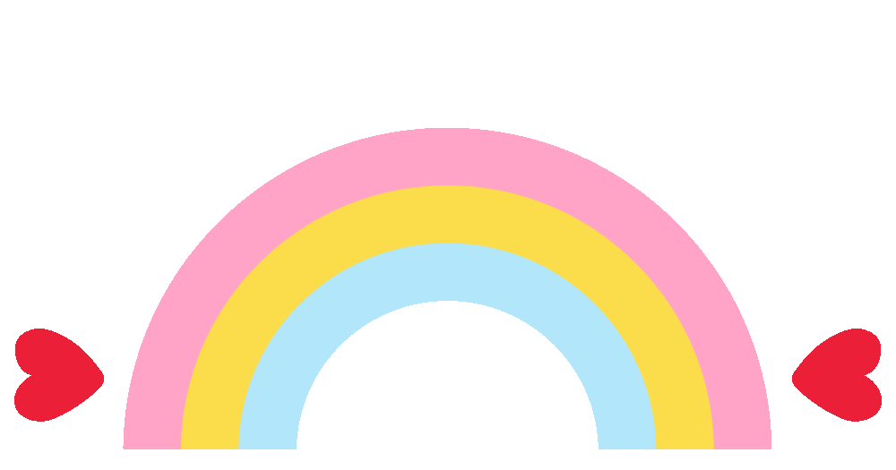 Rainbow Designer Sticker by Anna Dower
