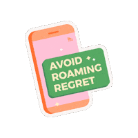 Phone Roaming Sticker by Airalo