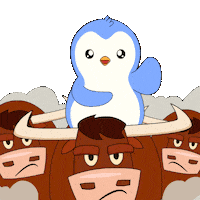 Crypto Bull Sticker by Pudgy Memez