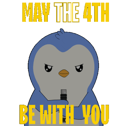 Light Saber Penguin Sticker by Pudgy Penguins