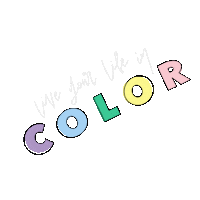 hintofmintdesigns color Sticker