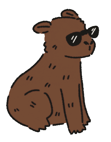 Sunglasses Capybara Sticker