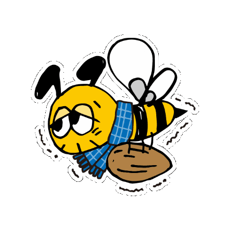 冬 Sticker by Bee2Nuts