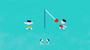 2d tetherball GIF by Caleb Wood
