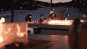 CamelbackResort winter tubing firepit snow tubing GIF