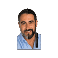 Barba Hombre Sticker by Prodecobella